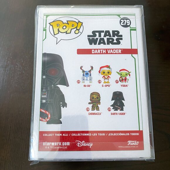 Funko Pop - Star Wars: Holiday Darth Vader with Candy Cane Collectible Figure - Picture 3 of 6